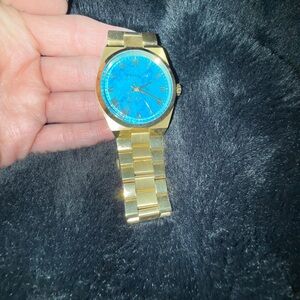 Gold and Blue women’s Watch
